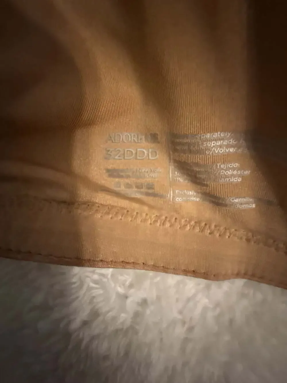 Adore‎ Me Nude T-Shirt Bra 32DDD